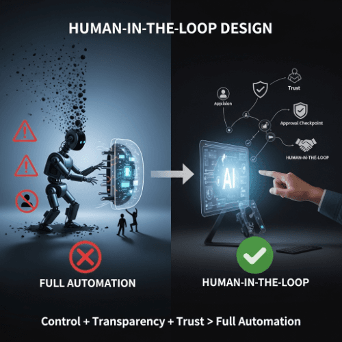 Human-in-the-Loop: Why You Must Design for User Control, Not Full Automation in AI Systems
